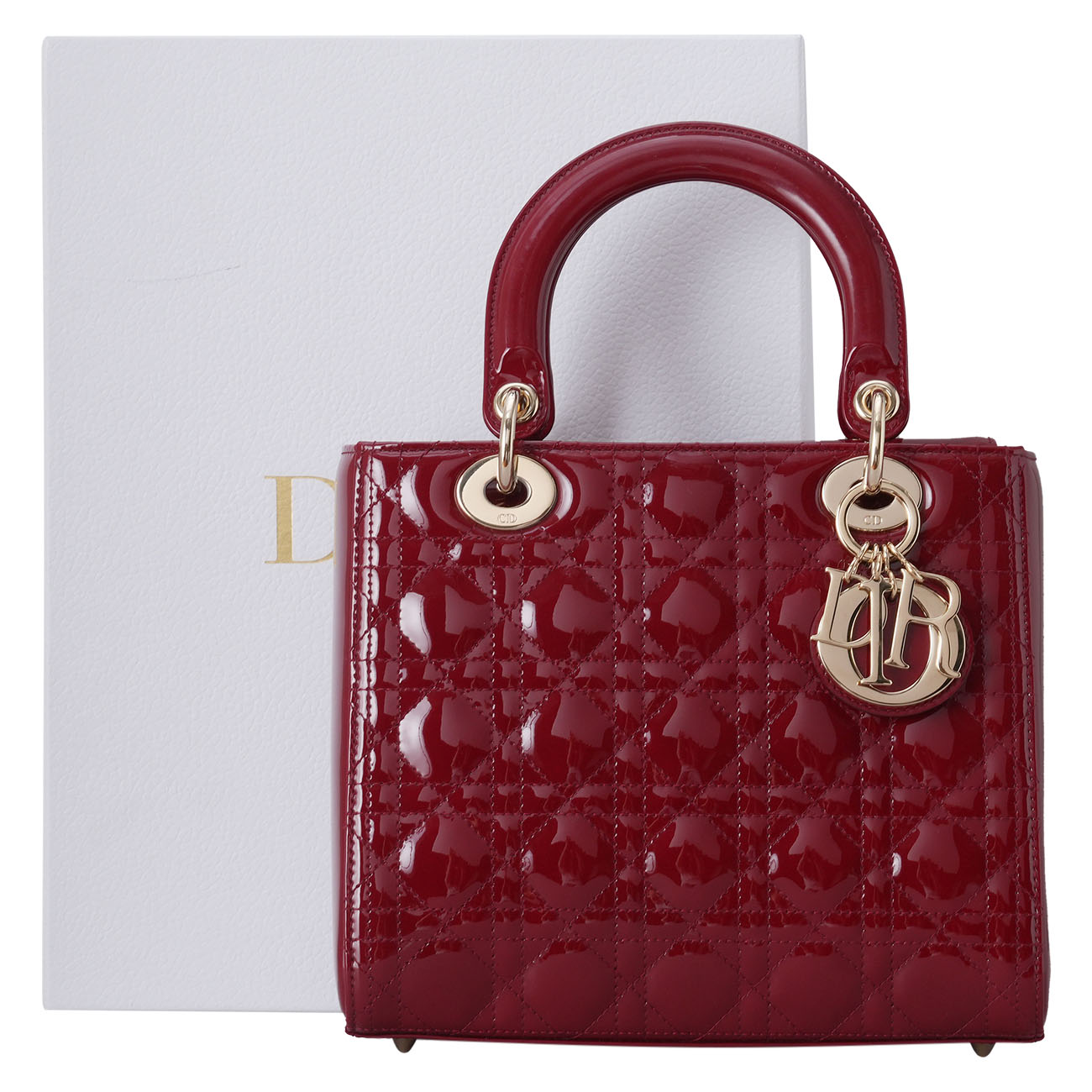 CHRISTIAN DIOR(USED)디올 페이던트 레이디디올 미듐